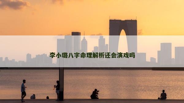 李小璐八字命理解析还会演戏吗