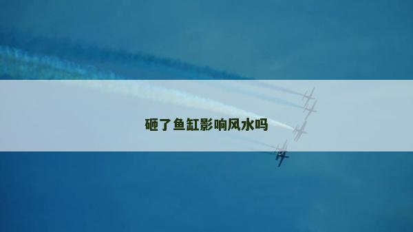 砸了鱼缸影响风水吗