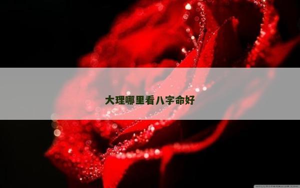 大理哪里看八字命好