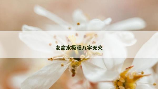 女命水极旺八字无火