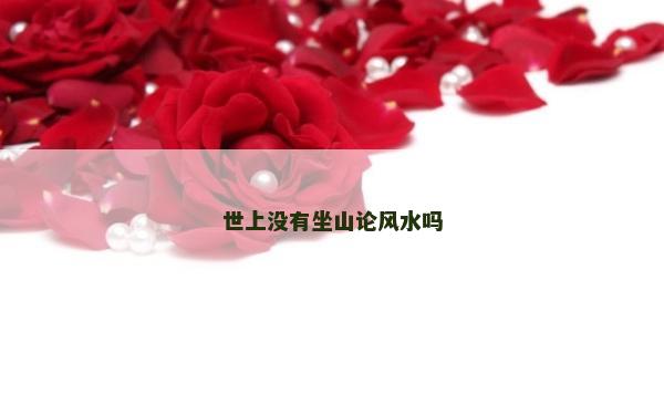 世上没有坐山论风水吗