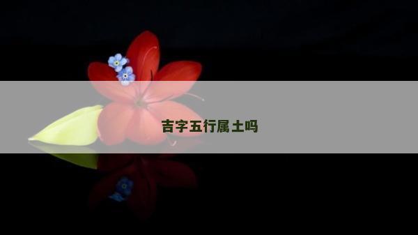 吉字五行属土吗
