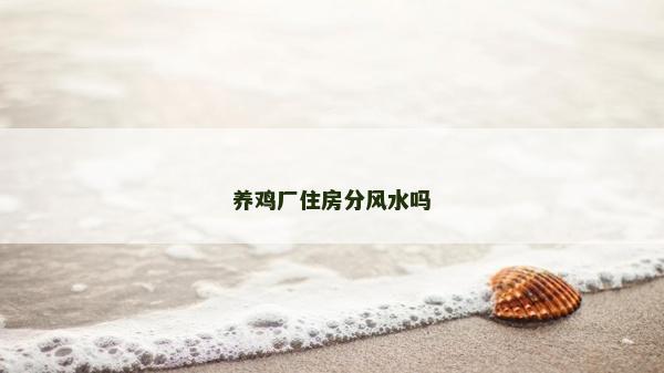 养鸡厂住房分风水吗