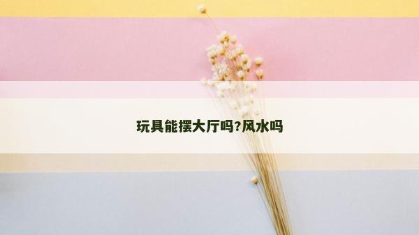 玩具能摆大厅吗?风水吗
