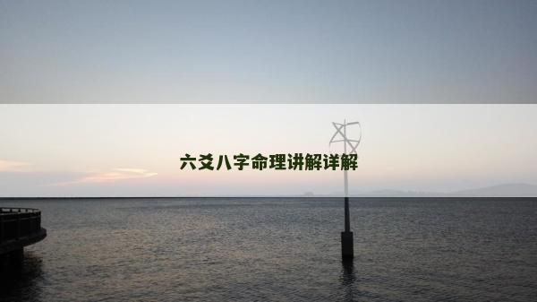 六爻八字命理讲解详解