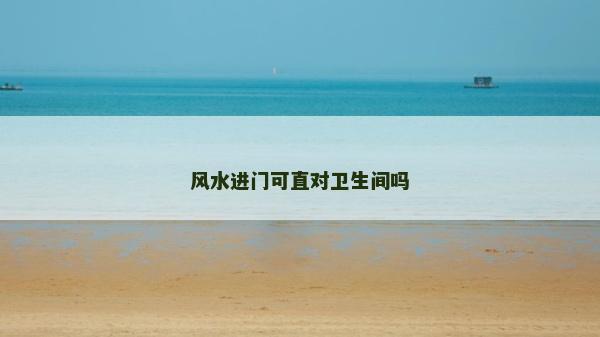 风水进门可直对卫生间吗