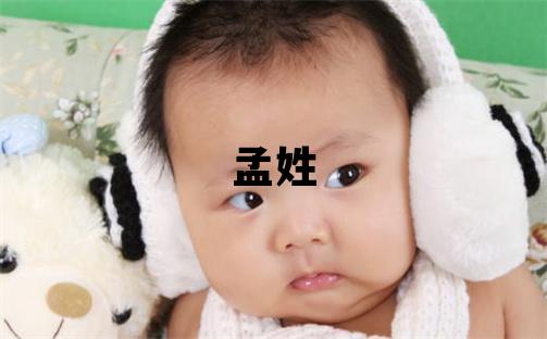 孟姓有创意的男孩名字