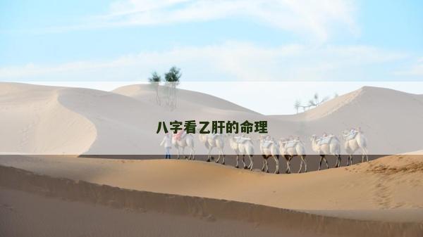 八字看乙肝的命理