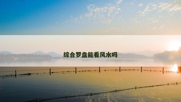综合罗盘能看风水吗