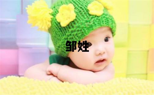 邹姓优美大方的女宝宝名字