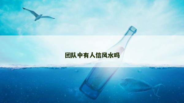团队中有人信风水吗