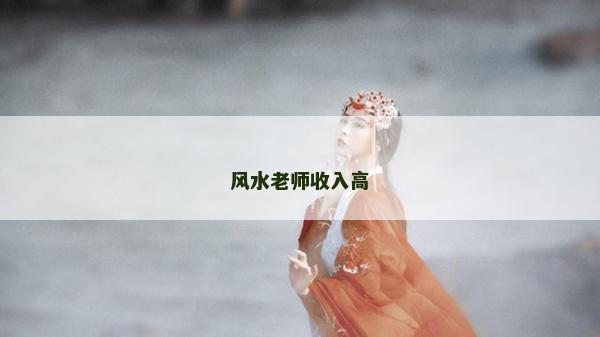 风水老师收入高