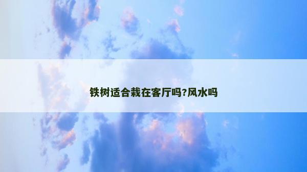 铁树适合栽在客厅吗?风水吗