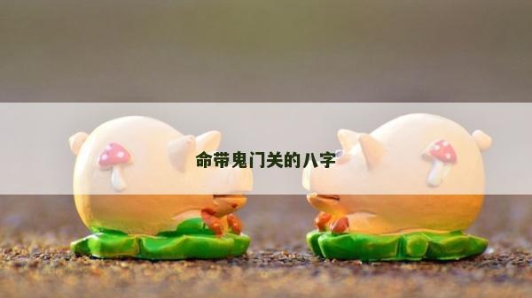 命带鬼门关的八字