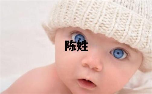 陈姓取名有创意的男宝宝名字