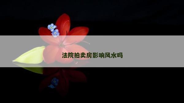 法院拍卖房影响风水吗