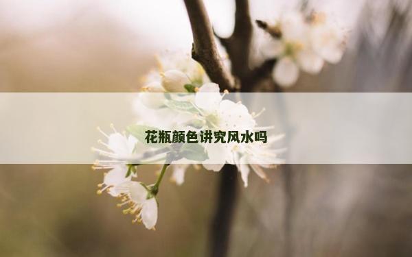 花瓶颜色讲究风水吗