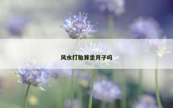 风水打胎算坐月子吗