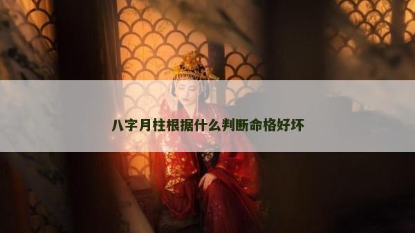 八字月柱根据什么判断命格好坏