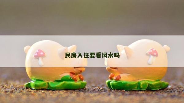 民房入住要看风水吗