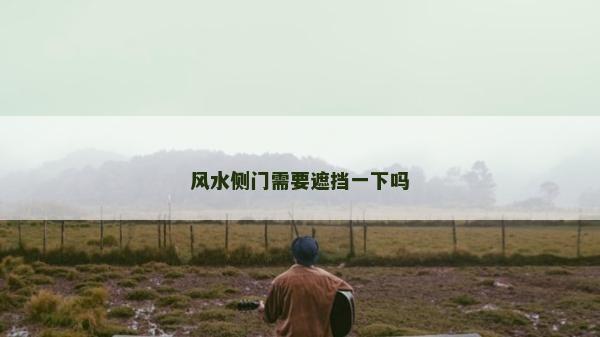风水侧门需要遮挡一下吗