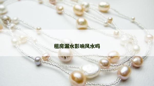 租房漏水影响风水吗