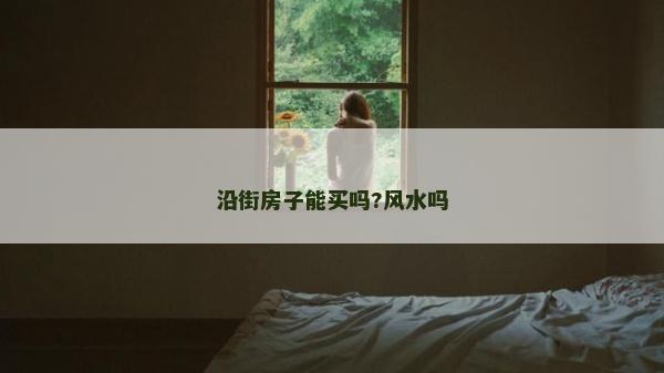 沿街房子能买吗?风水吗