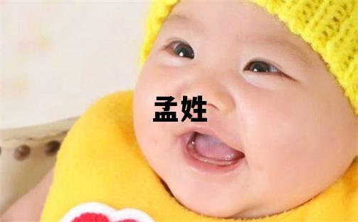 孟姓朗朗上口的男孩名字,取什么名字好
