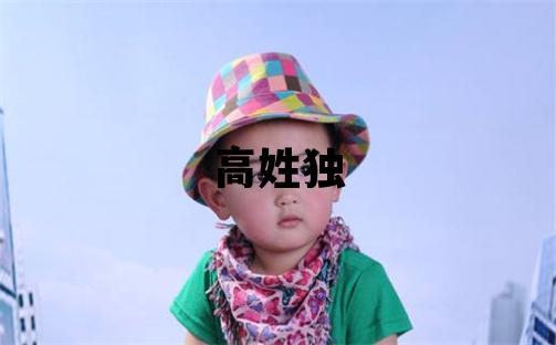 高姓独特优美的女孩名字,取什么名字好