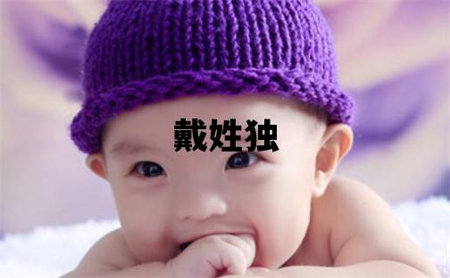 戴姓独特优美的女孩名字,取什么名字好